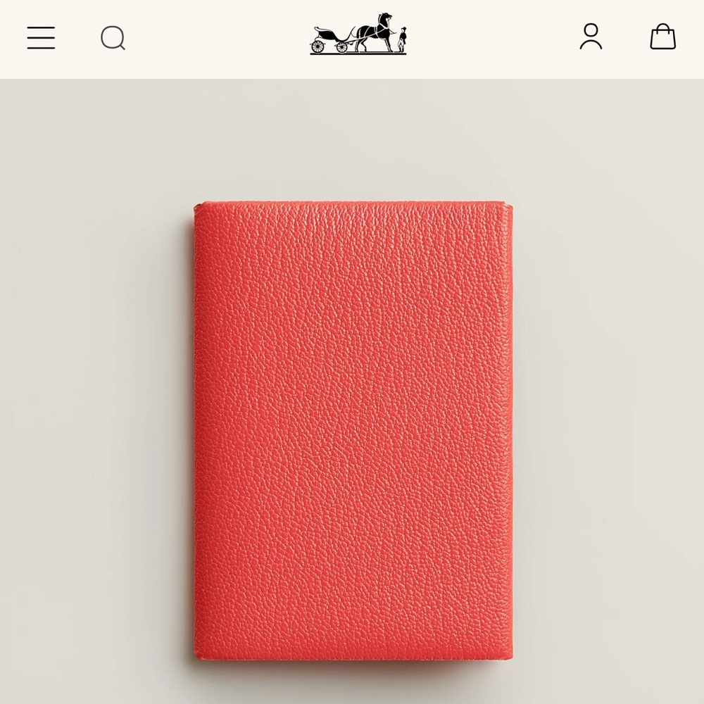 Hermes Pink/Red Wallet